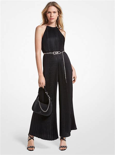 michael kors jumper womens|Michael Kors satin halter jumpsuit.